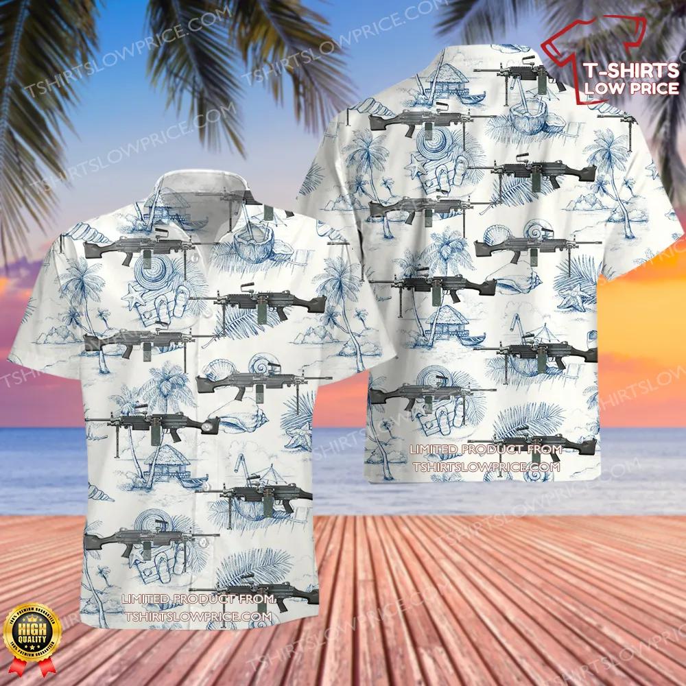 M249 SAW Hawaiian Shirt M249 SAW Hawaiian Shirt