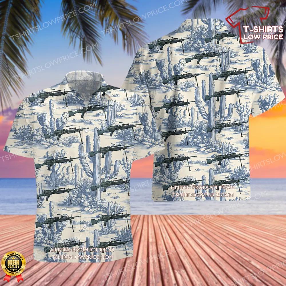 Mk 48 Mod 0 Machine Gun Hawaiian Shirt Mk 48 Mod 0 Machine Gun Hawaiian Shirt