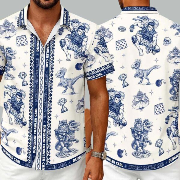 Book Dungeon Crawler Carl Hawaiian Shirt Book Dungeon Crawler Carl Hawaiian Shirt