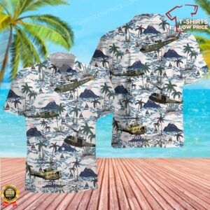 Australian Army Bell Uh-1h Iroquois Hawaiian Shirt