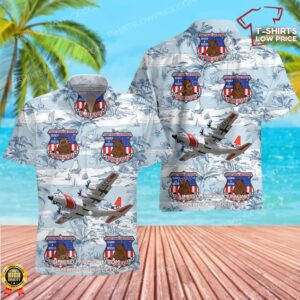 The Coast Guard Air Station Kodiak HC-130J Super Hawaiian Shirt
