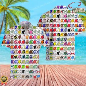 150 Years Of Kentucky Derby Winners Hawaiian Shirt