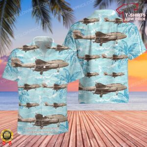 Hasegawa EA-6B Prowler VAQ-136 Gauntlets Hawaiian Shirt