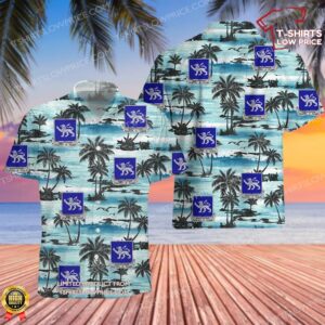 US Army 68th Armor Regiment Silver Lions Hawaiian Shirt