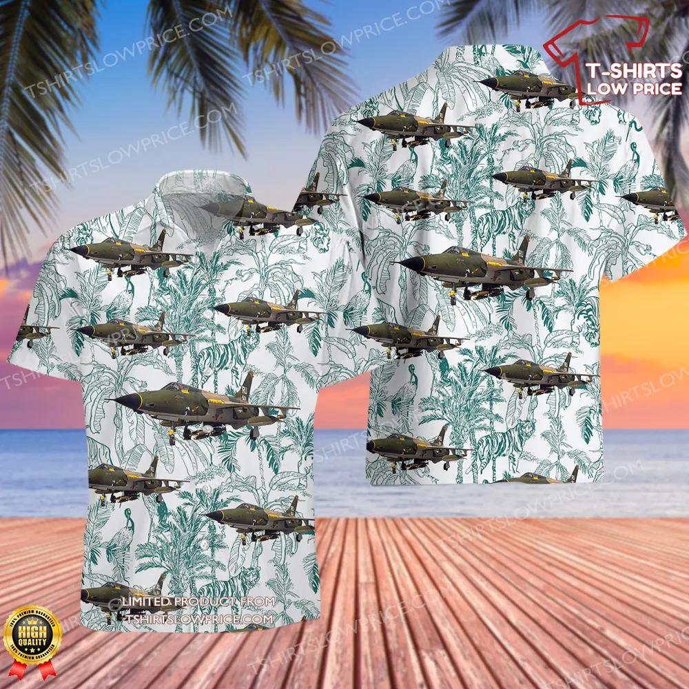 Republic F-105D Thunderchief Hawaiian Shirt Republic F 105D Thunderchief Hawaiian Shirt