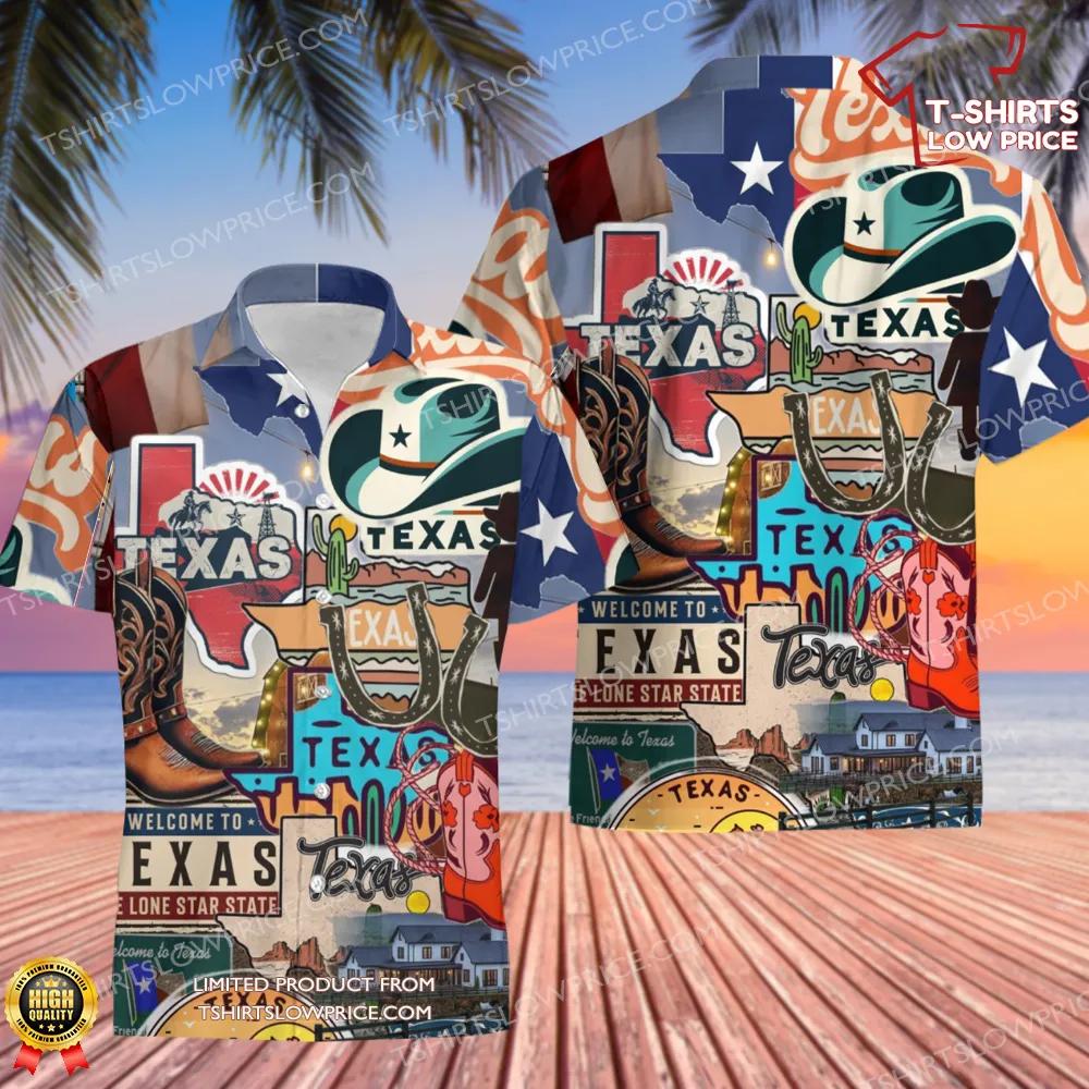 Texas Hawaiian Shirt Texas Hawaiian Shirt