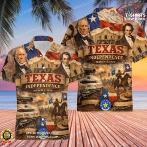 Happy Texas Independence Day Hawaiian Shirt
