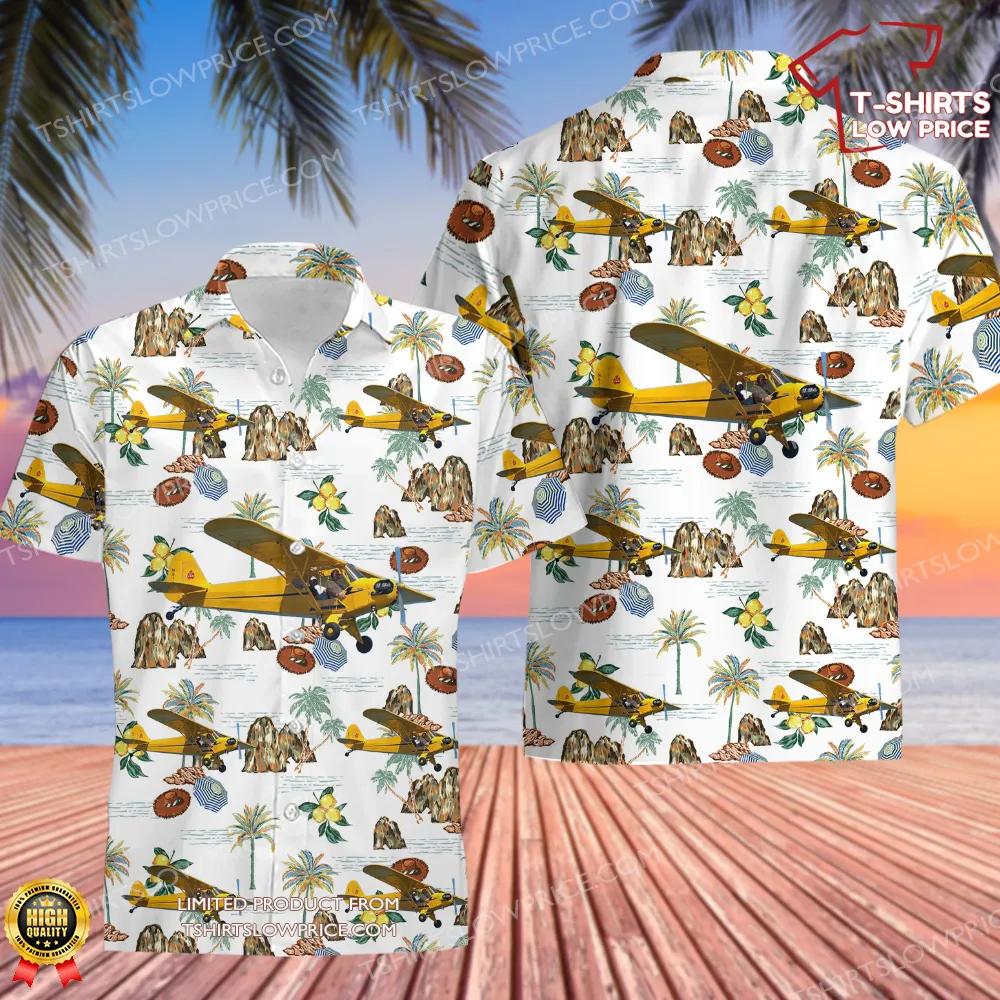 1946 Piper J 3 Cub Hawaiian Shirt 1946 Piper J 3 Cub Hawaiian Shirt