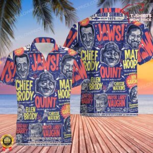 JAWS Movie Show Hawaiian Shirt