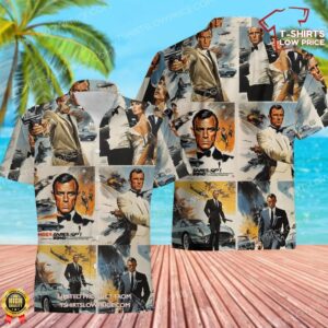 James Bond Movie Hawaiian Shirt