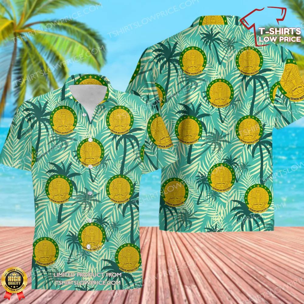 US Army Senior Instructor Identification Hawaiian Shirt US Army Senior Instructor Identification Hawaiian Shirt