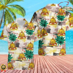 US Army Transportation Corps Regimental Hawaiian Shirt