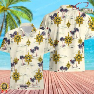 US Army Military Intelligence Corps Branch insignia Hawaiian Shirt