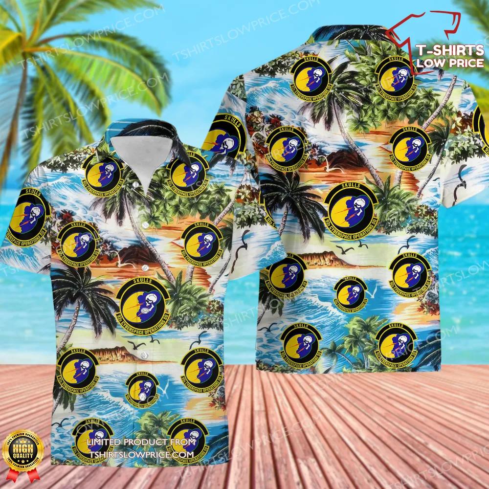 US Air Force 92nd Cyberspace Operations Squadron Hawaiian Shirt US Air Force 92nd Cyberspace Operations Squadron Hawaiian Shirt