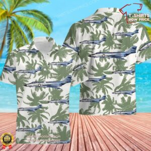US Air Force  92d TFS F-101C Voodoo 56-035 Hawaiian Shirt