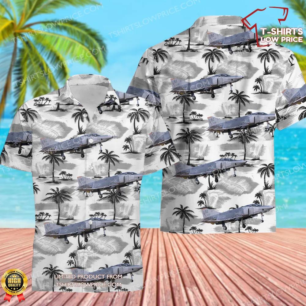 US Air Force 91st Tactical Reconnaissance Squadron RF-4C Hawaiian Shirt US Air Force 91st Tactical Reconnaissance Squadron RF 4C Hawaiian Shirt