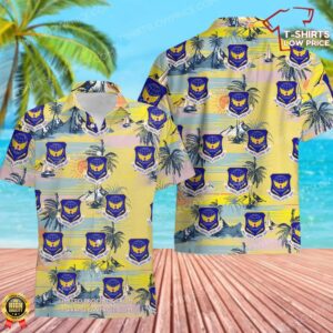 US Air Force 595th Command and Control Group Hawaiian Shirt