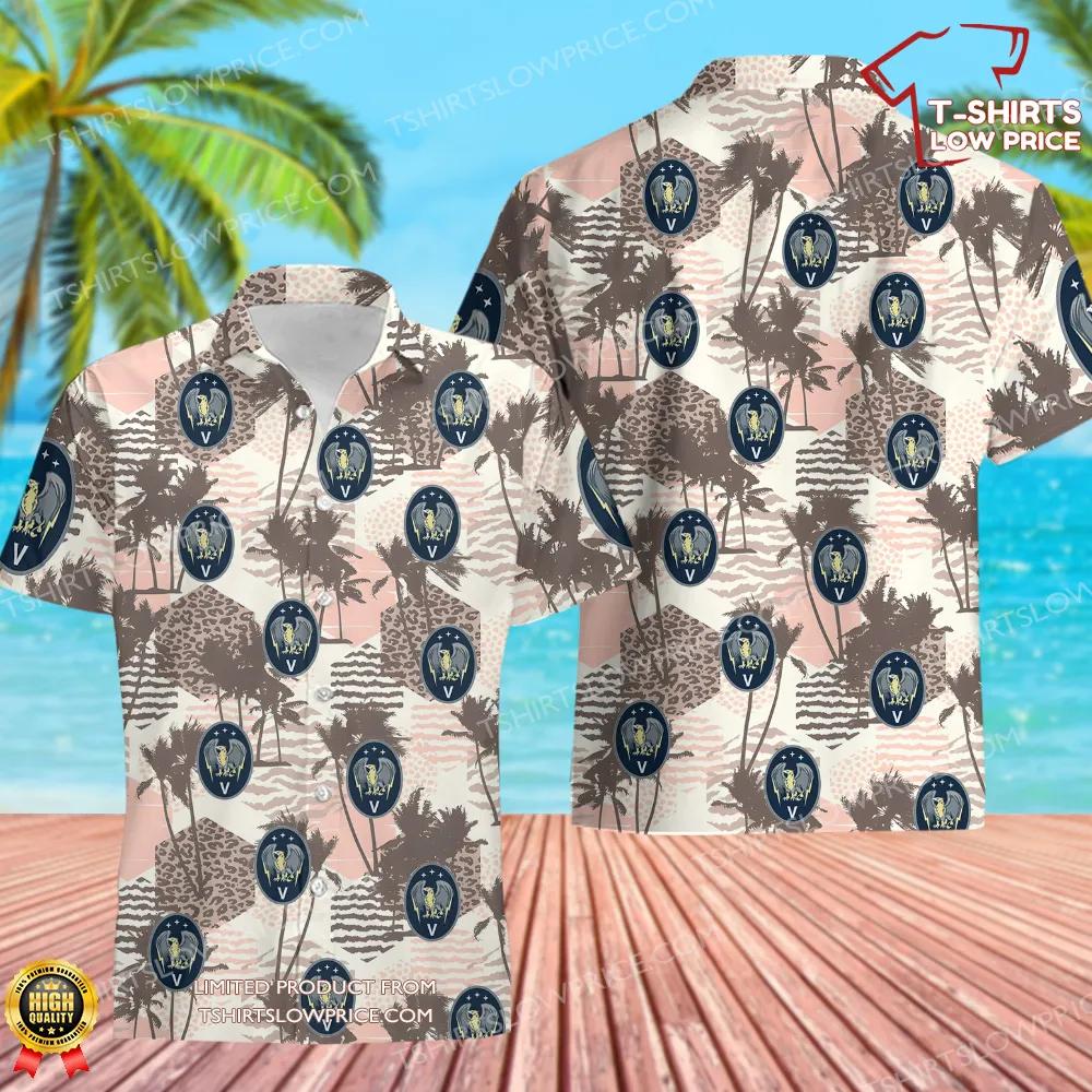 US Air Force 5th Electromagnetic Warfare Squadron Hawaiian Shirt US Air Force 5th Electromagnetic Warfare Squadron Hawaiian Shirt