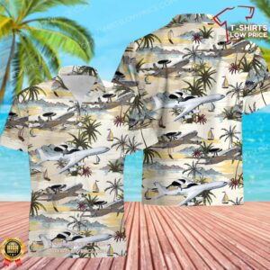 US Planes Boeing E-3 Sentry Hawaiian Shirt