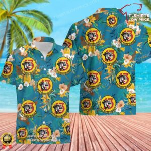 US Air Force 13th Fighter Squadron Hawaiian Shirt