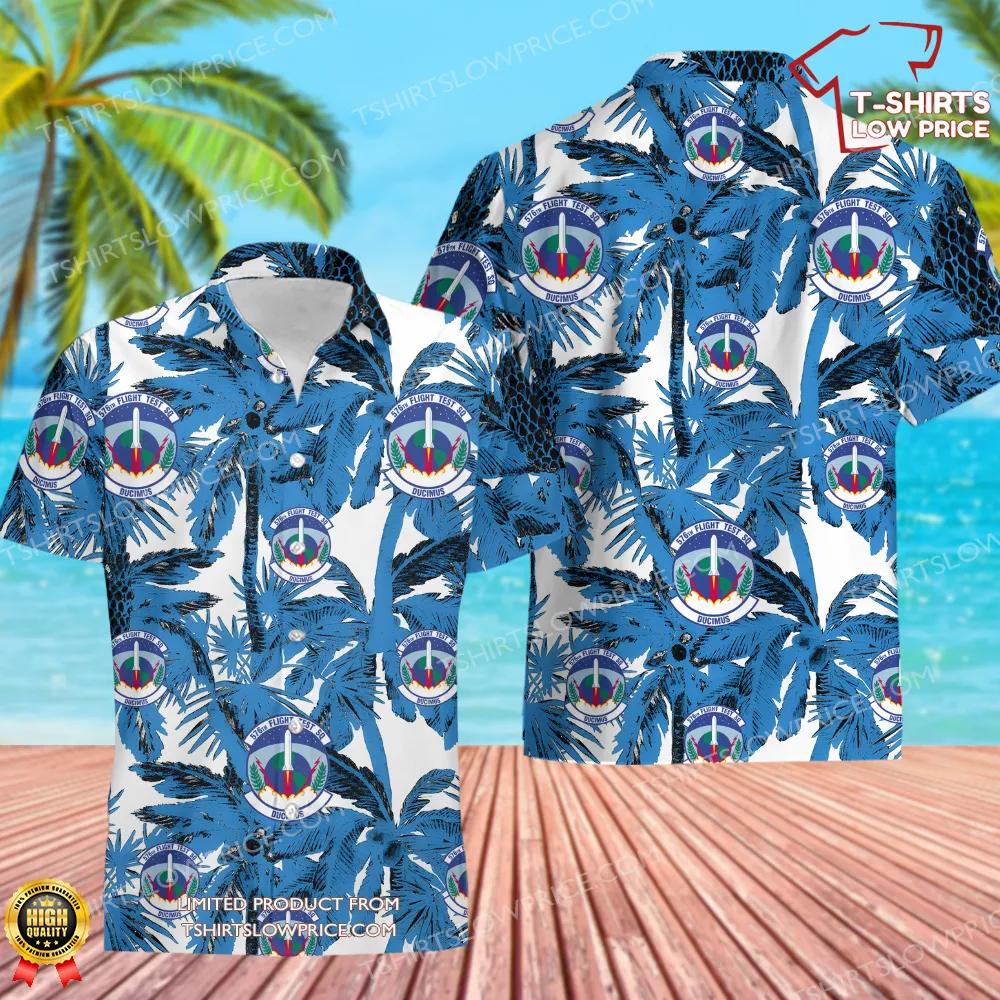 US Air Force 576th Flight Test Squadron Hawaiian Shirt US Air Force 576th Flight Test Squadron Hawaiian Shirt