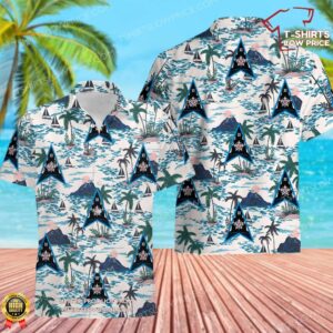 US Air Force Space Delta 11 Hawaiian Shirt