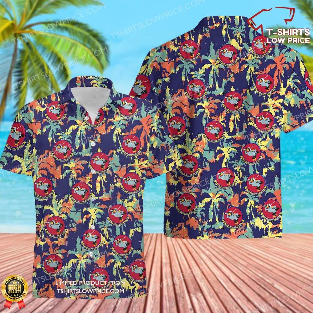 US Air Force 4th Reconnaissance Squadron Hawaiian Shirt US Air Force 4th Reconnaissance Squadron Hawaiian Shirt