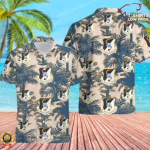 US Air Force 438th Air Expeditionary Wing Hawaiian Shirt