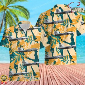 US Air Force 90th Fighter Squadron F-22A Raptor Hawaiian Shirt