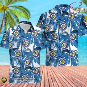 US Air Force 37th Airlift Squadron Hawaiian Shirt