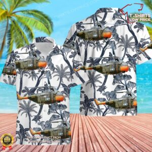 US Air Force Sikorsky H-19 Chickasaw Hawaiian Shirt