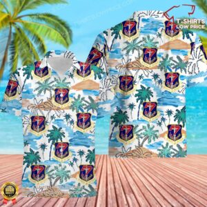 US Air Force 7th Air Division Hawaiian Shirt