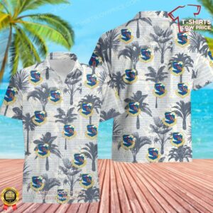 US Air Force 18th Strategic Aerospace Division Hawaiian Shirt