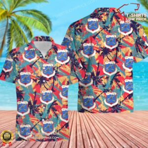 US Air Force 27th Air Division Hawaiian Shirt