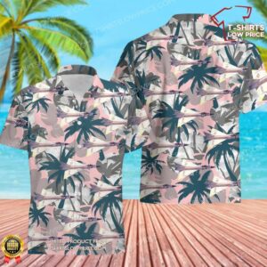 US Air Force 326th Fighter-Interceptor Squadron F-102A Delta Dagger Hawaiian Shirt