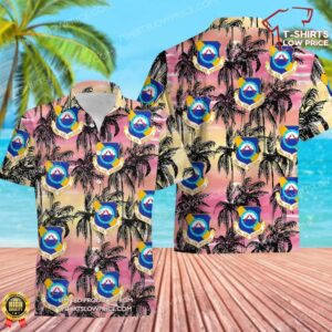 US Air Force 39th Air Division Hawaiian Shirt