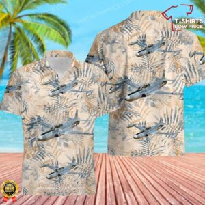 US Air Force Lockheed F-94 Starfire Hawaiian Shirt
