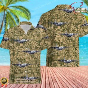 US Air Force 66th Electronic Combat Wing EC-130H Hawaiian Shirt