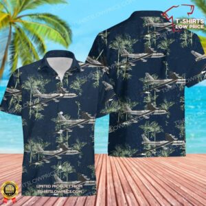 US Air Force Boeing B-52G Stratofortress Hawaiian Shirt