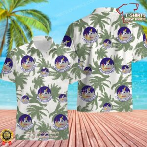 US Air Force 490th Missile Squadron Hawaiian Shirt