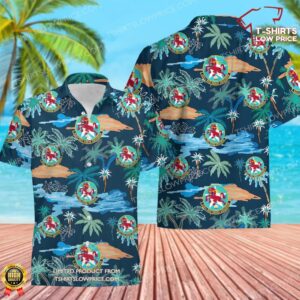 US Air Force 820th RED HORSE Squadron (ACC) Hawaiian Shirt