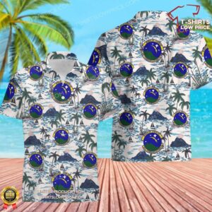 US Air Force 802d Communications Squadron (AETC) Hawaiian Shirt