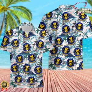 US Air Force 758th Airlift Squadron (AFRC) Hawaiian Shirt