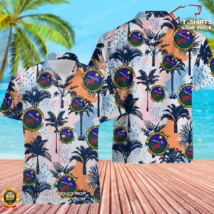 US Air Force 733d Air Mobility Squadron (AMC) Hawaiian Shirt