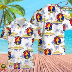 US Air Force 731st Air Mobility Squadron (AMC) Hawaiian Shirt