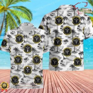 US Air Force 727th Special Operations Aircraft Maintenance Squadron (AFSOC) Hawaiian Shirt