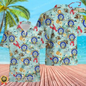 US Air Force 709th Airlift Squadron (AFRC) Hawaiian Shirt