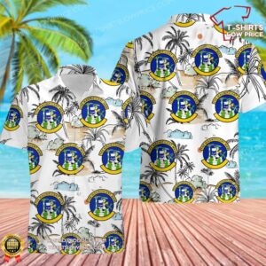 US Air Force 703d Helicopter Squadron (AFRC) Hawaiian Shirt