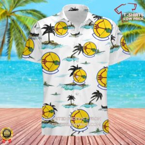 US Air Force 682d Air Support Operations Squadron (ACC) Hawaiian Shirt