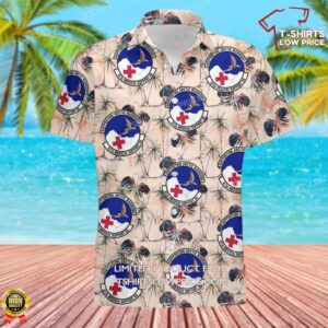 US Air Force 673d Medical Support Squadron (PACAF) Hawaiian Shirt